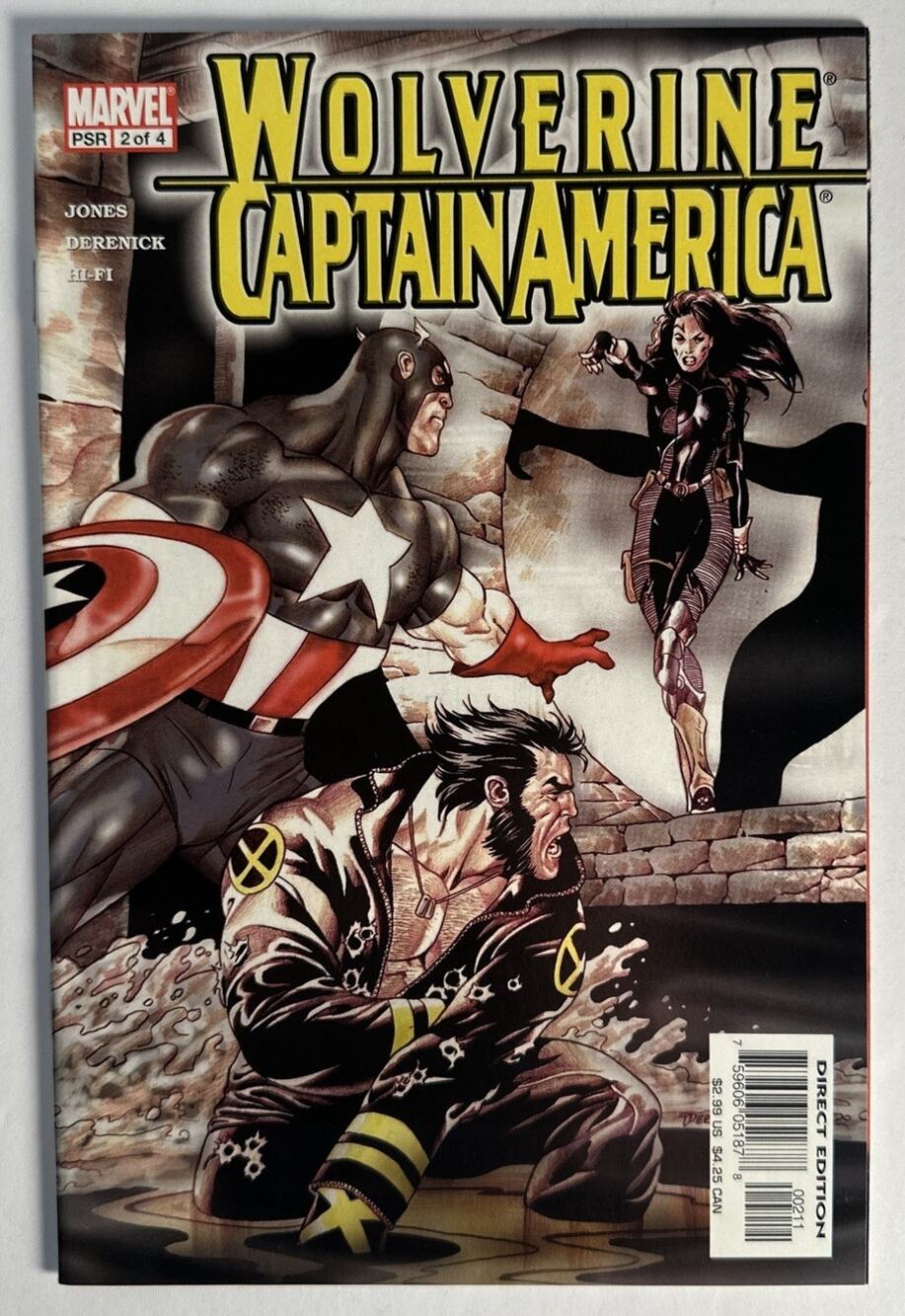 Wolverine Captain America #2 Marvel Comic 2004 X-Men Avenger